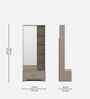 Kosmo Eternia Dressing Table With Melamine Finish In Modern Ash Colour