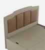 Kosmo Eternia King Size Bed With Melamine Finish In Modern Ash Colour