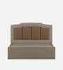 Kosmo Eternia King Size Bed With Melamine Finish In Modern Ash Colour