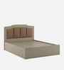 Kosmo Eternia Queen Size Bed With Melamine Finish In Modern Ash Colour