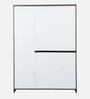 Kosmo Grace 3 Door Wardrobe in Rigato Walnut Finish With Drawer & Locker