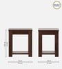 Kosmo Harmony Side Table In Sheesham Finish