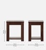 Kosmo Harmony Side Table In Sheesham Finish