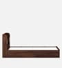 Kosmo Jude  King Size Bed in Sheesham Finish with Box Storage