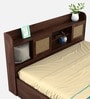 Kosmo Jude  Queen Size Bed in Sheesham Melamine Finish with Box Storage