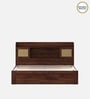 Kosmo Jude  Queen Size Bed in Sheesham Melamine Finish with Box Storage
