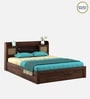 Kosmo Jude  Queen Size Bed in Sheesham Melamine Finish with Box Storage