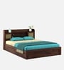 Kosmo Jude  Queen Size Bed in Sheesham Melamine Finish with Box Storage