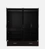 Kosmo Linden 4 Door Wardrobe In Wenge Finish With Locker & Drawer