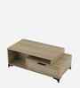 Kosmo Linea Centre Table With Melamine Finish In Santana Oak Colour