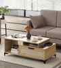 Kosmo Linea Centre Table With Melamine Finish In Santana Oak Colour