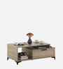 Kosmo Linea Centre Table With Melamine Finish In Santana Oak Colour