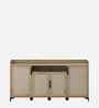 Kosmo Linea Console Unit With Melamine Finish In Santana Oak Colour