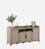 Kosmo Linea Console Unit With Melamine Finish In Santana Oak Colour