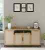 Kosmo Linea Console Unit With Melamine Finish In Santana Oak Colour