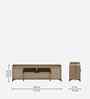 Kosmo Linea TV Unit With Melamine Finish In Santana Oak Colour