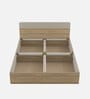 Kosmo Noah King Bed In Melamine Finish With Box Storage