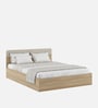 Kosmo Noah King Bed In Melamine Finish With Box Storage