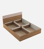 Kosmo Noah Queen Bed In Melamine Finish With Box Storage