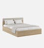 Kosmo Noah Queen Bed In Melamine Finish With Box Storage