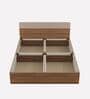 Kosmo Noah Queen Bed In Melamine Finish With Box Storage