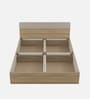 Kosmo Noah Queen Bed In Melamine Finish With Box Storage