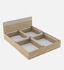 Kosmo Noah Queen Bed In Melamine Finish With Box Storage