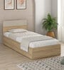 Kosmo Noah Single Bed In Melamine Finish With Box Storage