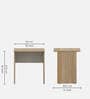 Kosmo Noah Wood Bedside Table in Melamine Finish