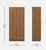 Kosmo Optima Noah 2 Door Wardrobe In Melamine Finish