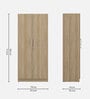 Kosmo Optima Noah 2 Door Wardrobe In Melamine Finish
