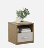 Kosmo Pearl Bedside Table in Ceramic High Gloss Finish