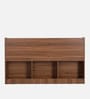Kosmo Rayan Queen Size Bed in Natural Teak Finish with Box Storage