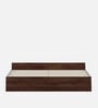 Kosmo Sage King Bed With Box Storage In Walnut Finish