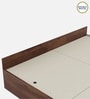 Kosmo Sage King Bed With Box Storage In Walnut Finish