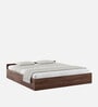 Kosmo Sage King Bed With Box Storage In Walnut Finish