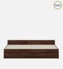 Kosmo Sage King Bed With Box Storage In Walnut Finish