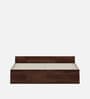 Kosmo Sage Queen Bed With Box Storage In Walnut Finish