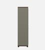 Kosmo Sahara 4 Door Wardrobe In Stone Grey Modern Ash Finish With Drawer & Locker