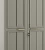 Kosmo Sahara 4 Door Wardrobe In Stone Grey Modern Ash Finish With Drawer & Locker