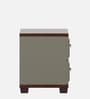 Kosmo Sahara Bedside Table In Stone Grey Modern Ash Finish
