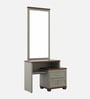 Kosmo Sahara Dresser In Stone Grey Modern Ash Finish with Drawer Storage