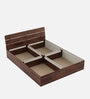 Kosmo Solace King Bed In Sheesham Finish With Box Storage