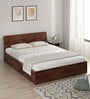 Kosmo Solace King Bed In Sheesham Finish With Box Storage