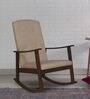 Kosmo Solid Wood Rocking Chair in Walnut Colour