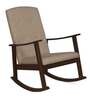 Kosmo Solid Wood Rocking Chair in Walnut Colour