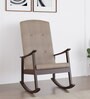 Kosmo Solid Wood Rocking Chair in Walnut Colour