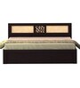 Kosmo Tulip Queen Size Bed in Vermount Finish with Box Storage
