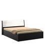 Kosmo Viva Queen Size Bed In Natural Wenge Finish with Box & Hydraulic Storage