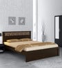 Kosmo Weave Queen Size Bed in Vermount Finish